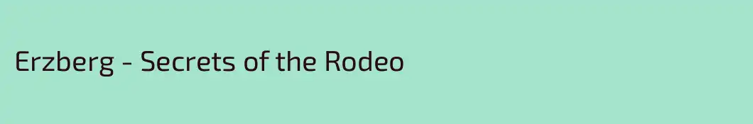 Erzberg - Secrets of the Rodeo